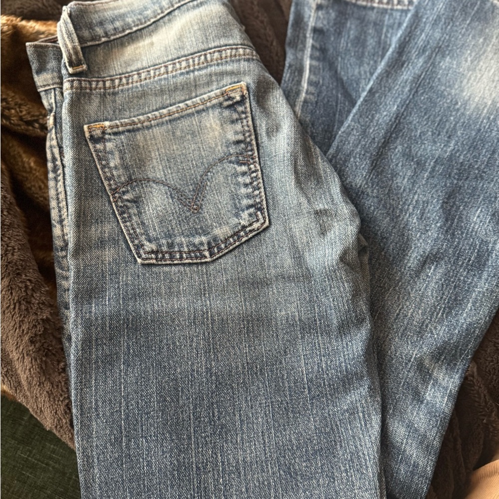 Levi's Men's Skinny Distressed Jeans - Light Blue